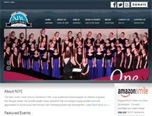 Tablet Screenshot of njyouthchorus.org